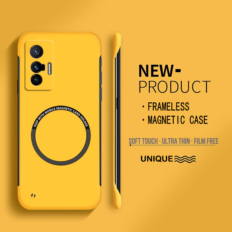 Ultra Thin Frameless Phone Cover - Ultra Thin Hard PCแม่เหล็กFramelessเคสโทรศัพท์สําหรับOppo Realme GT