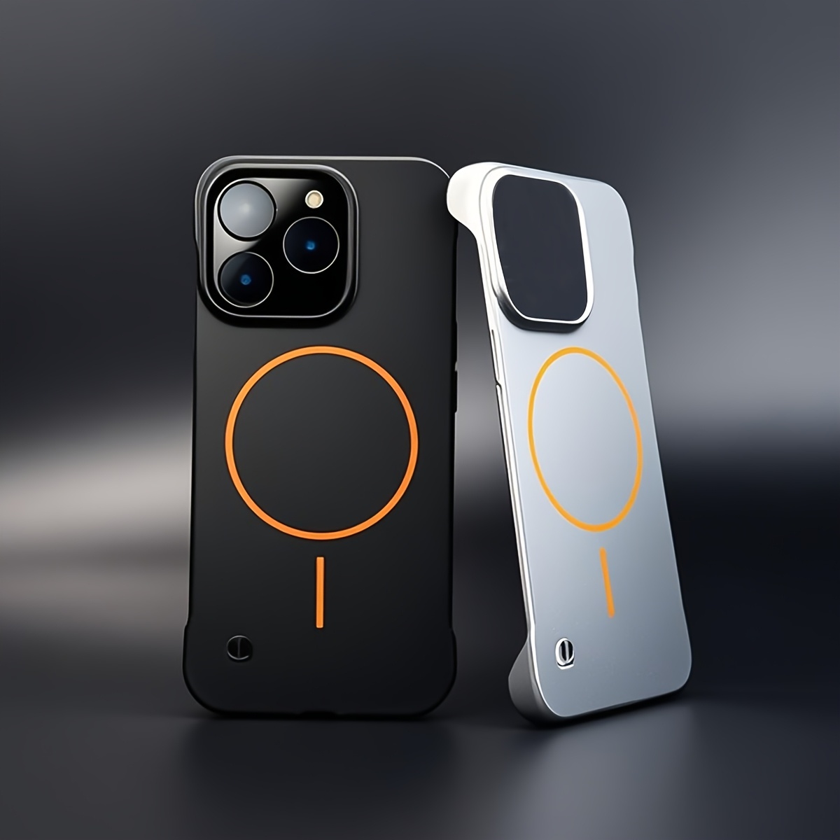Ultra Thin Frameless Phone Cover - Matte Ultrathin Framelessไร้สายชาร์จโทรศัพท์สําหรับiPhone 16 15 14
