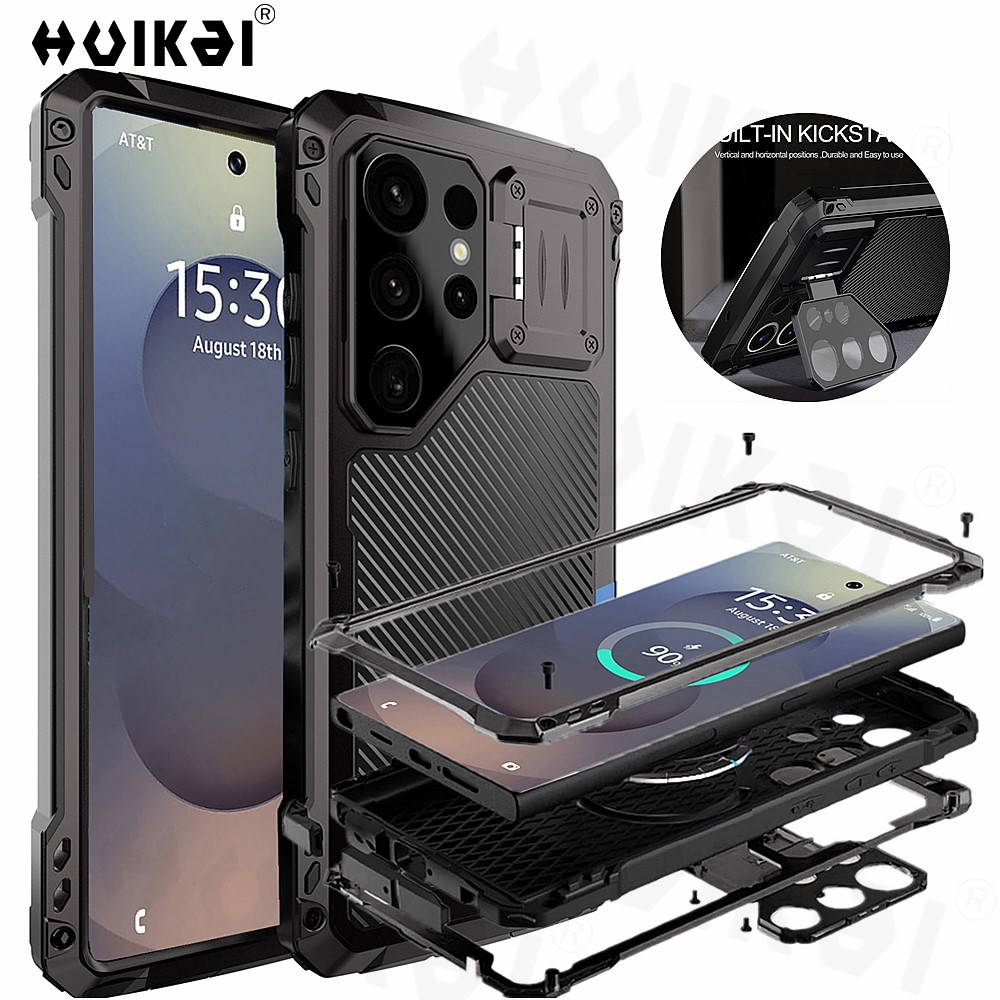 Heavy Duty 360 Full Body Protective Case - เคสสําหรับ Samsung Galaxy S25 Ultra S24
