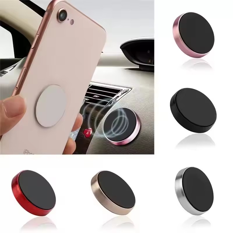 Phone Stands - ที่วางโทรศัพท์ในรถยนต์แบบแม่เหล็ก ที่วางโทรศัพท์ในรถยนต์แบบสากลสำหรับไอโฟน เสี่ยวมี่ หัวเว่ย ซัมซุงแดชบอร์ดติดผนังสติกเกอร์แม่เหล็กติดรถยนต์