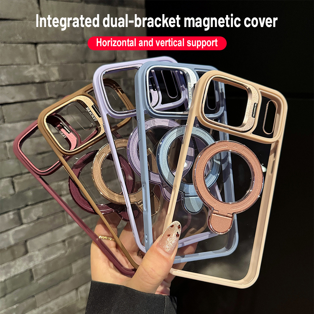 Clear Shockproof Bumper Case - เคสโทรศัพท์แม่เหล็ก Magsafe สำหรับ iPhone 17 Pro