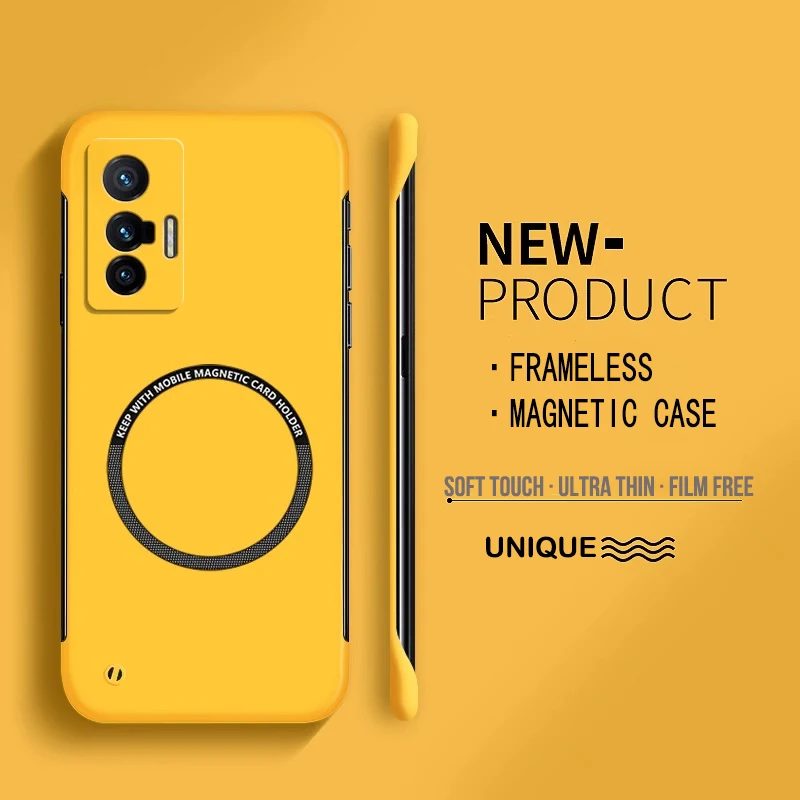 Ultra Thin Frameless Phone Cover - Ultra Thin Hard PCแม่เหล็กFramelessเคสโทรศัพท์สําหรับOppo Realme GT
