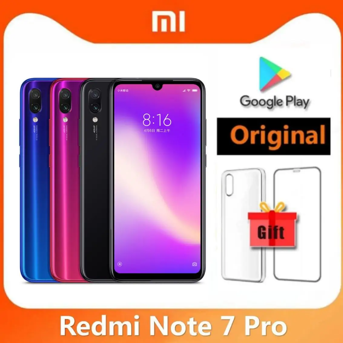 Chargers - Xiaomi Redmi หมายเหตุ 7 PRO สมาร์ทโฟนเดิม