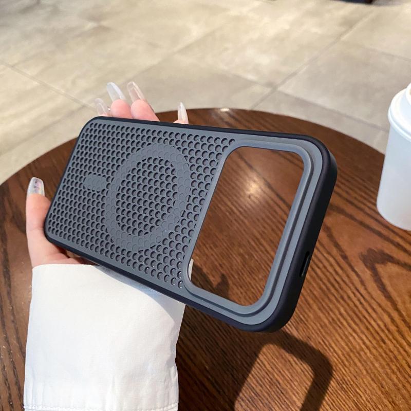 Heat Dissipation Mesh Breathable Case - เคสสำหรับ Redmi K90 Pro Max, เคสโทรศัพท์แบบแม่เหล็ก