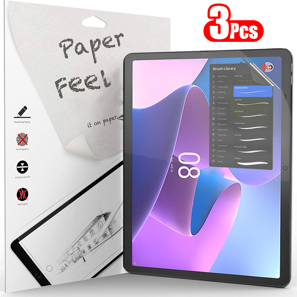 Matte Anti Glare Screen Protector - 3 ชิ้นกระดาษรู้สึกเช่นป้องกันหน้าจอสําหรับ Lenovo TAB M10 2nd