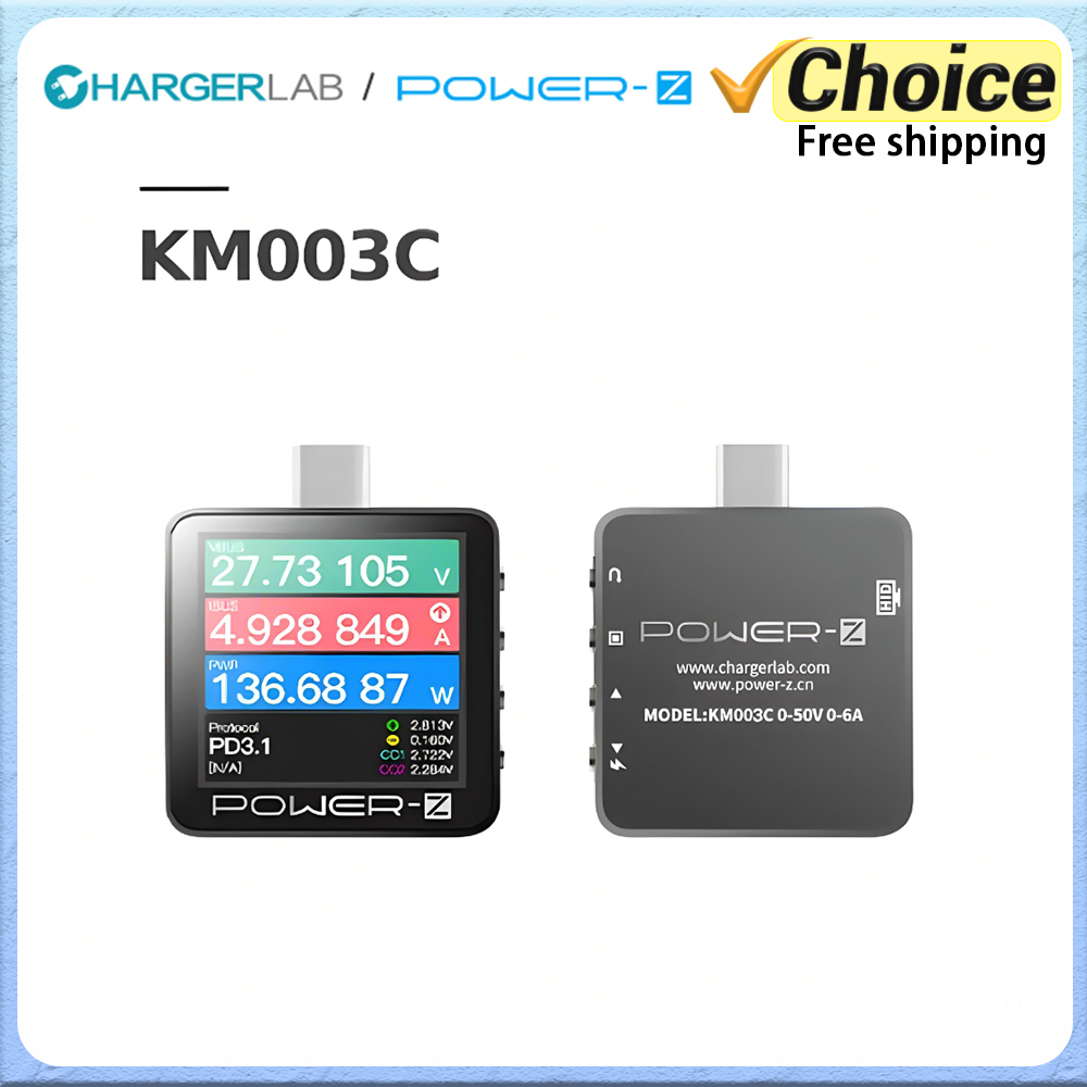 Power-Z KM003C แบบพกพา Type-C  - Power Banks บทวิจารณ์และราคา