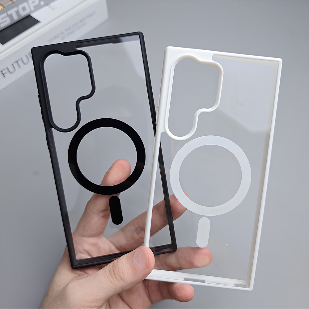 หรูหราอะคริลิคใสเคสโทรศัพท์สำห - Clear Shockproof Bumper Case บทวิจารณ์และราคา