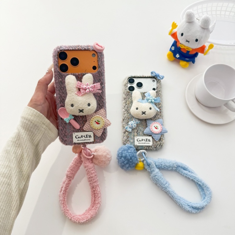  เคสโทรศัพท์ลายการ์ตูนมิฟฟี่ส - Cute Cartoon Wrist Strap Silicone Case บทวิจารณ์และราคา