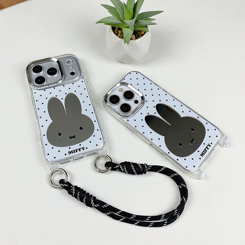 เคสโทรศัพท์ลายการ์ตูนมิฟฟี่น่า - Cute Cartoon Wrist Strap Silicone Case บทวิจารณ์และราคา
