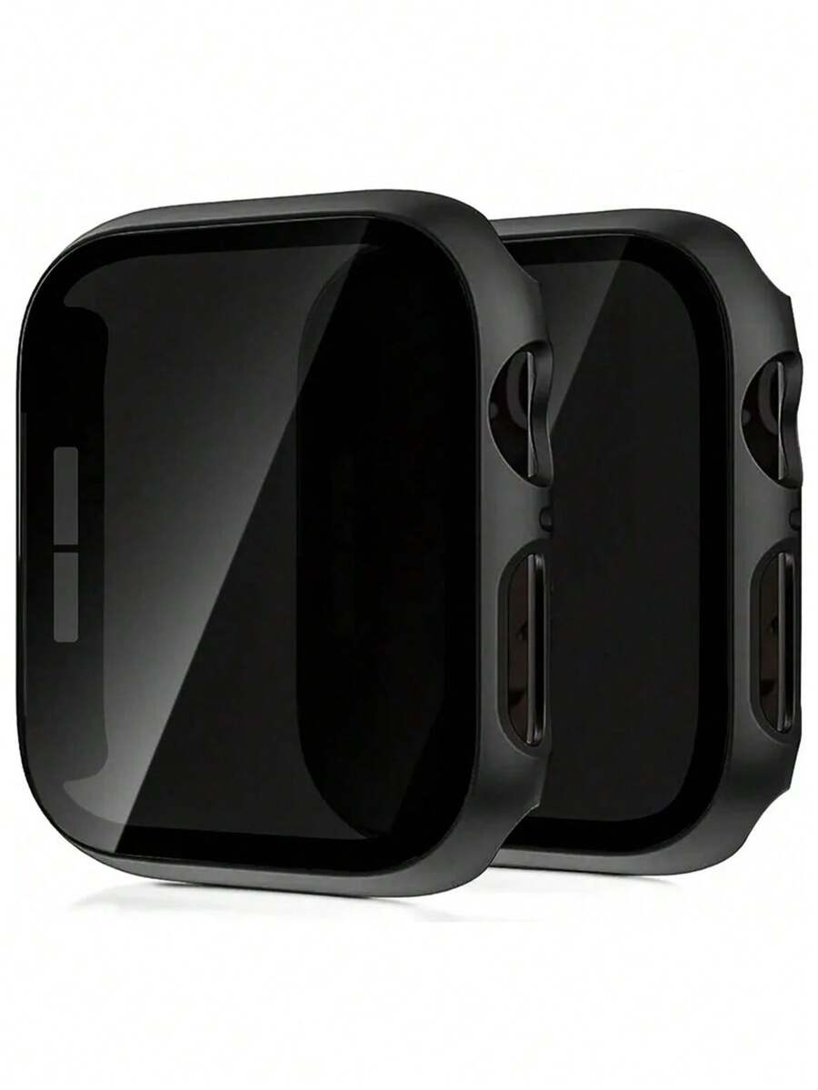 2 ชิ้นสีดำตัวป้องกันหน้าจอป้อง - Anti Spy Privacy Glass Case บทวิจารณ์และราคา