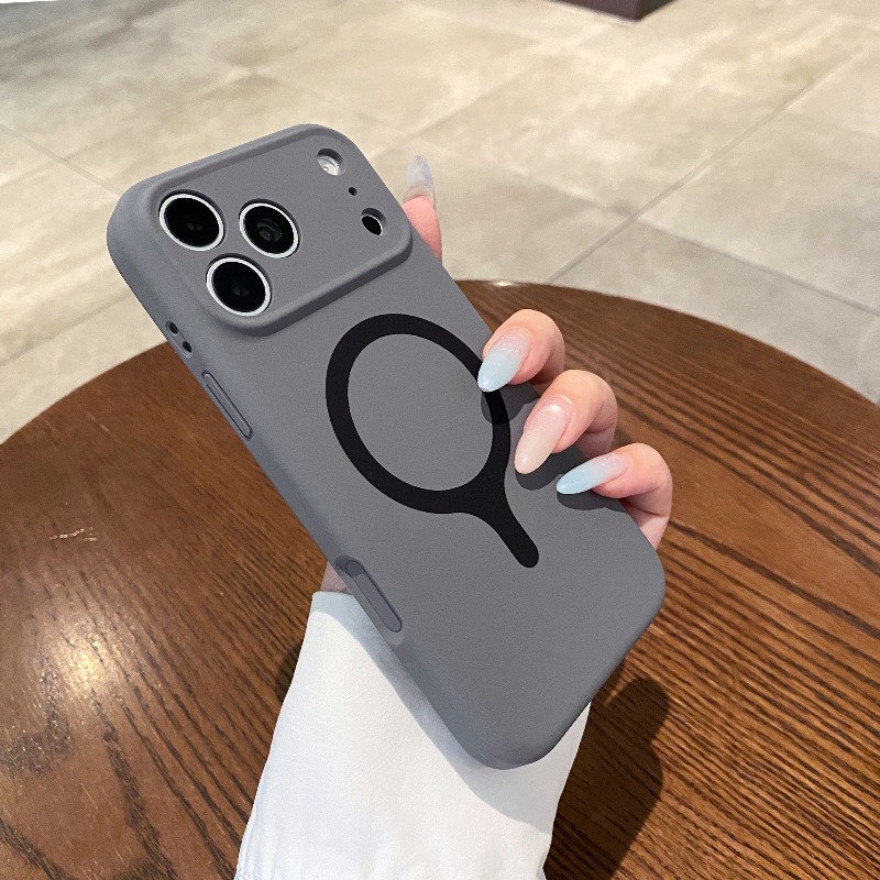 เคสซิลิโคนเหลวเนื้อนุ่มหรูหราส - Liquid Silicone Magnetic Phone Case บทวิจารณ์และราคา