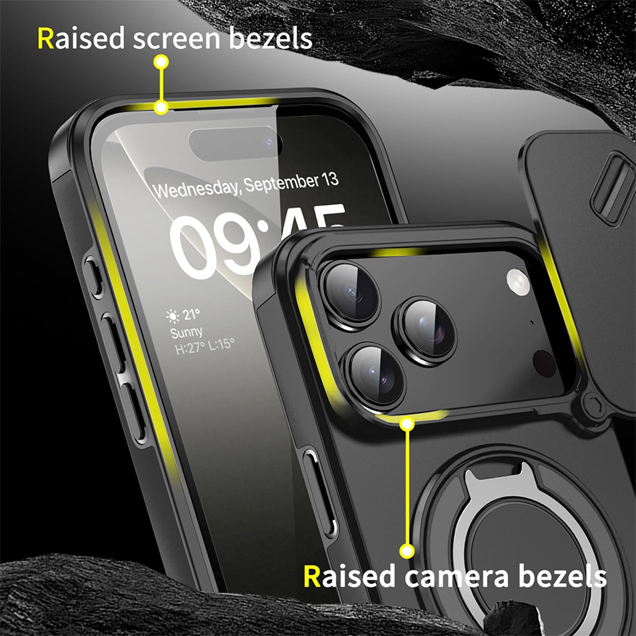 เคสโทรศัพท์แม่เหล็กกันกระแทกแบ - Heavy Duty 360 Full Body Protective Case บทวิจารณ์และราคา