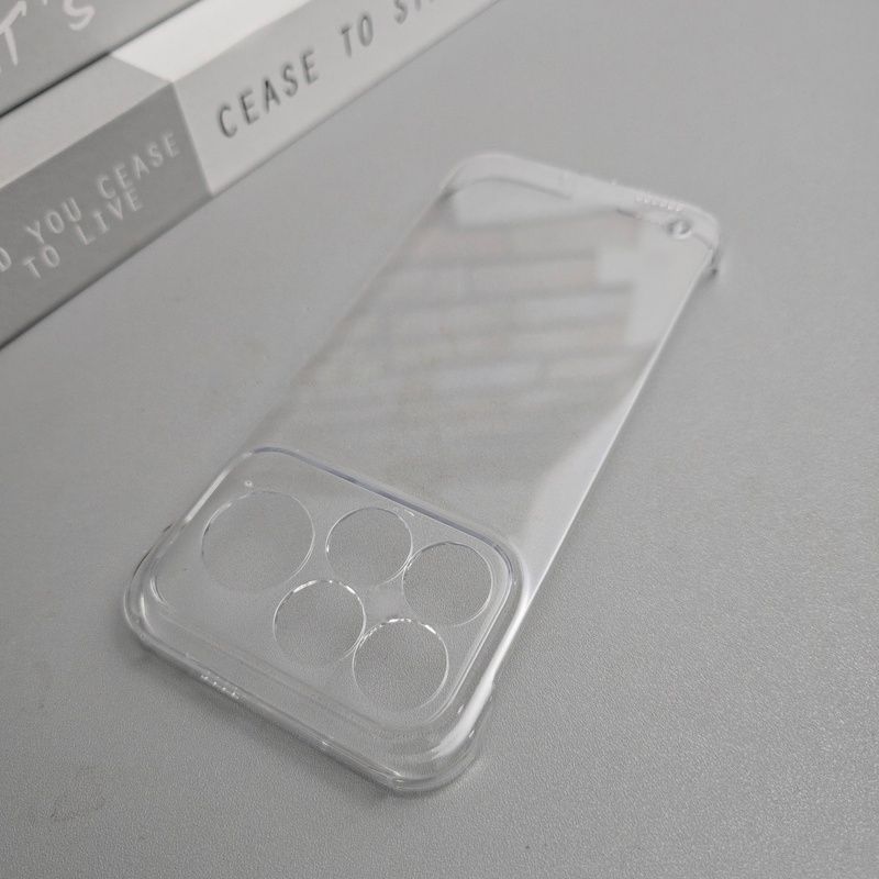 เคสโทรศัพท์พลาสติกแข็งแบบใสบาง - Ultra Thin Frameless Phone Cover บทวิจารณ์และราคา