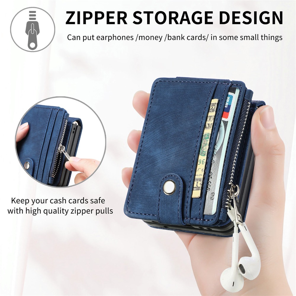 2-in-1 Detachable Card Holder  - Leather Wallet Card Holder Phone Cover บทวิจารณ์และราคา