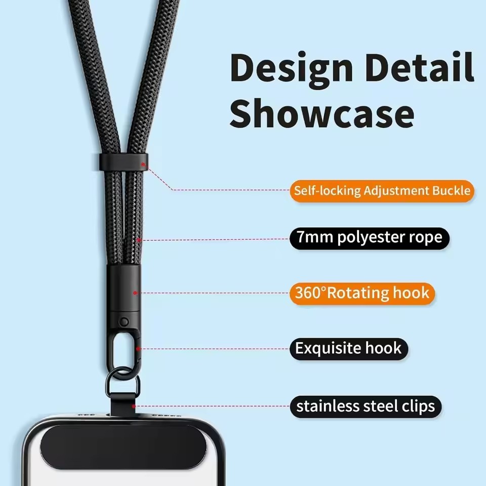 สายคล้องโทรศัพท์อเนกประสงค์พร้ - Crossbody Lanyard Neck Strap Case บทวิจารณ์และราคา