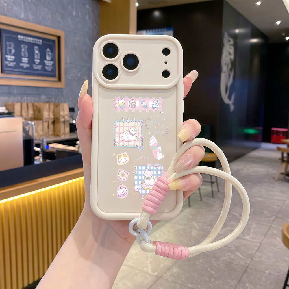 สายคล้องข้อมือลายการ์ตูนแมวน่า - Cute Cartoon Wrist Strap Silicone Case บทวิจารณ์และราคา