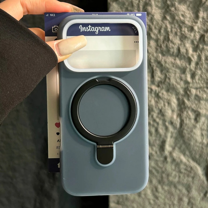 เคสซิลิโคนเหลวสีลูกกวาดสำหรับ  - Liquid Silicone Magnetic Phone Case บทวิจารณ์และราคา
