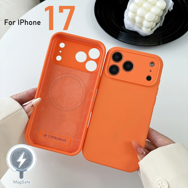เคสโทรศัพท์ซิลิโคนเหลวสีพื้นสำ - Liquid Silicone Magnetic Phone Case บทวิจารณ์และราคา