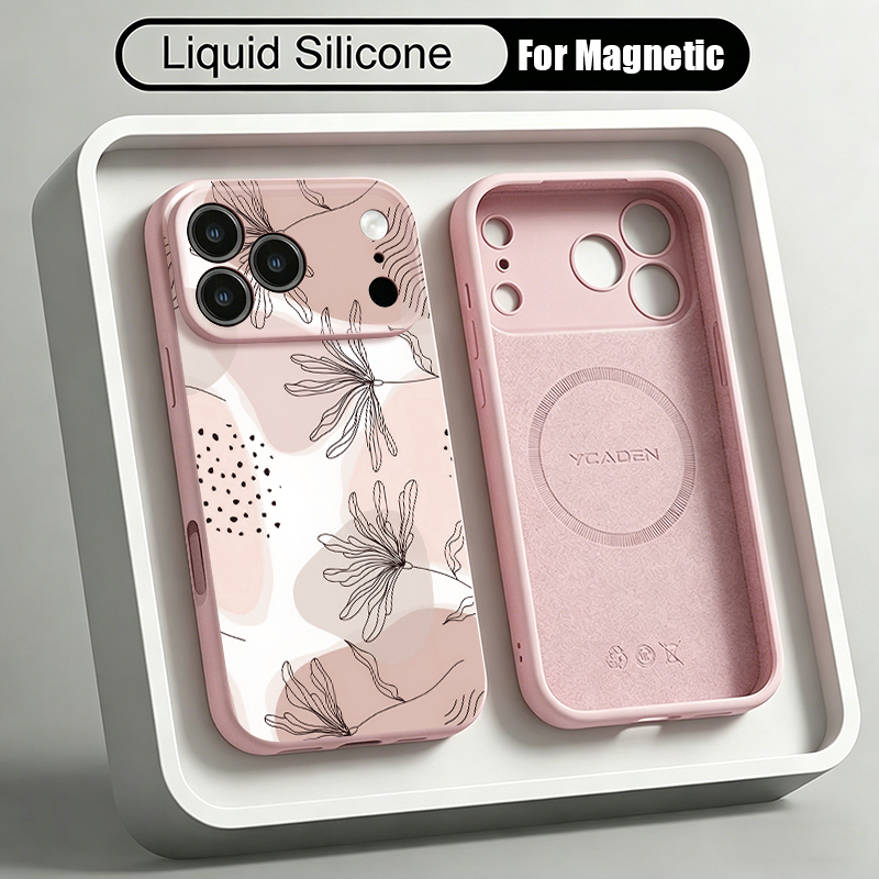 เคสโทรศัพท์ซิลิโคนเหลวลวดลายเร - Liquid Silicone Magnetic Phone Case บทวิจารณ์และราคา