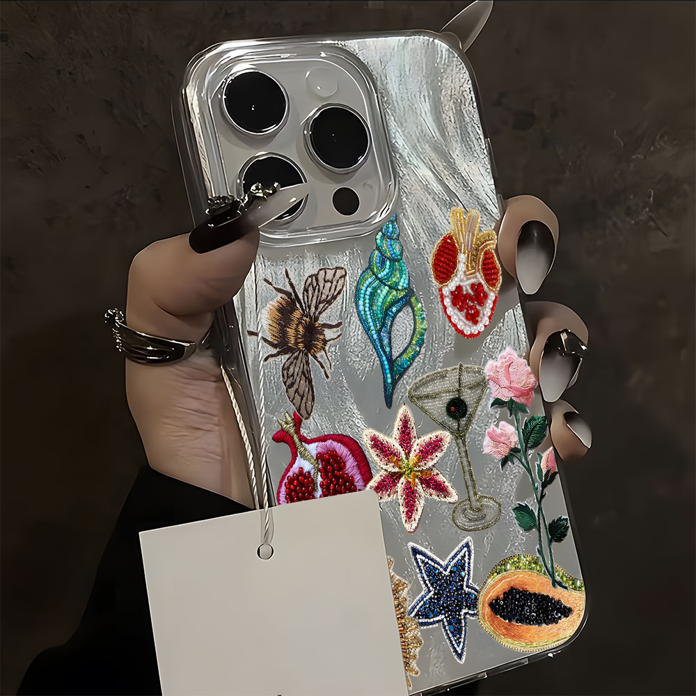 เคสโทรศัพท์ลายดอกไม้สไตล์วินเท - Vintage Floral Pattern Soft Case บทวิจารณ์และราคา